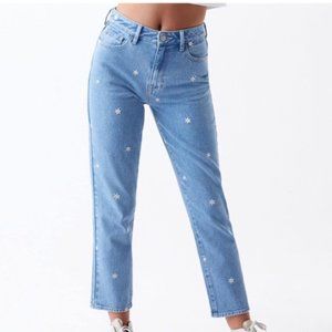 Raining Daisy Mom Jeans